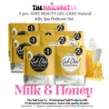 AVRY BEAUTY GEL-OHH! Natural Jelly Spa Pedicure Set (5 Pack) MILK AND HONEY