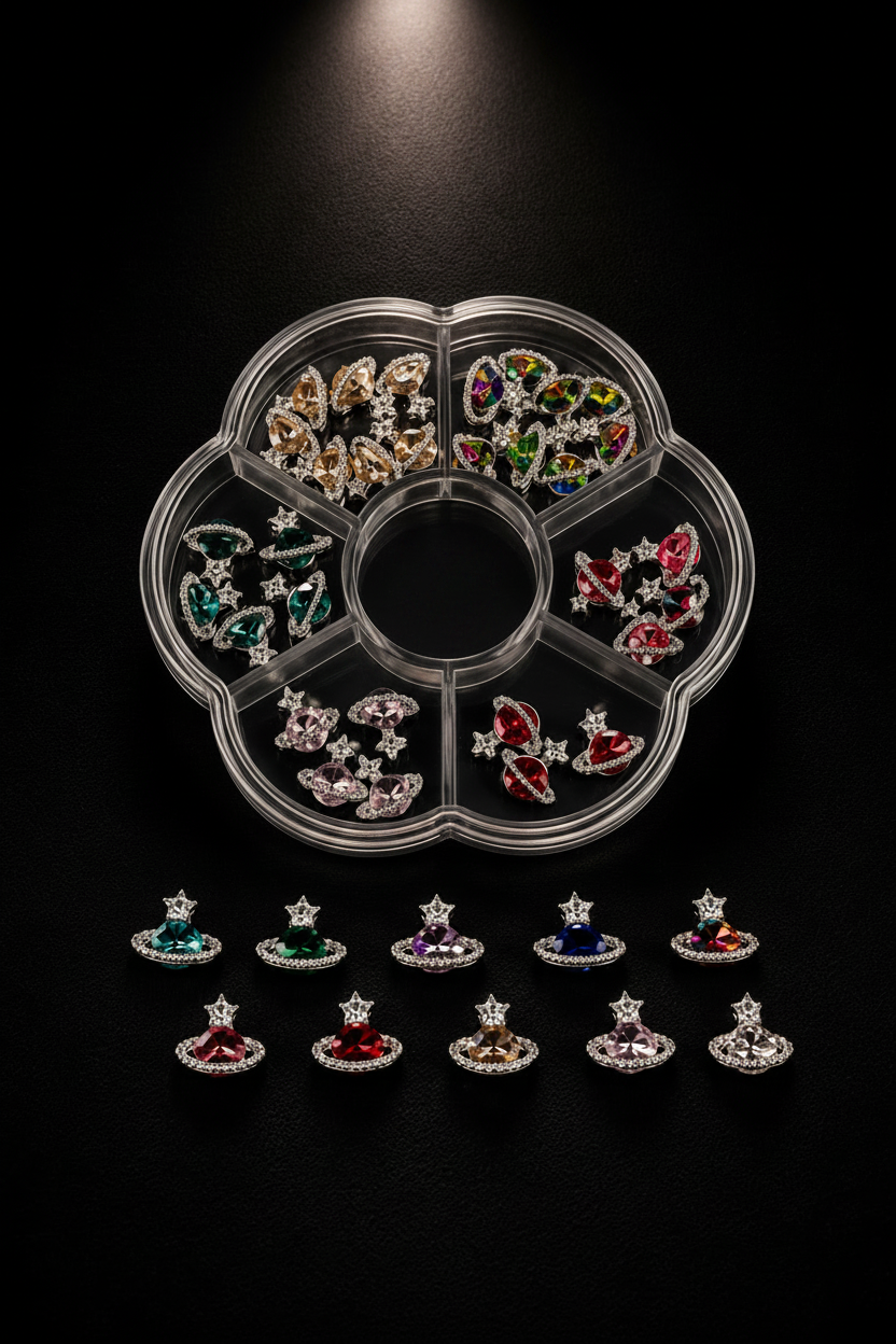 48 pcs  ‘Lovely Universe’ Nail Charms