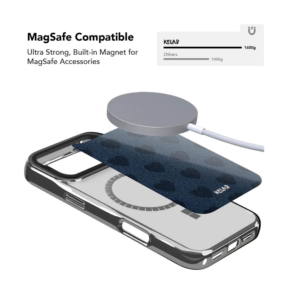 Indigo Crush | Denim Heart Y2K iPhone Case