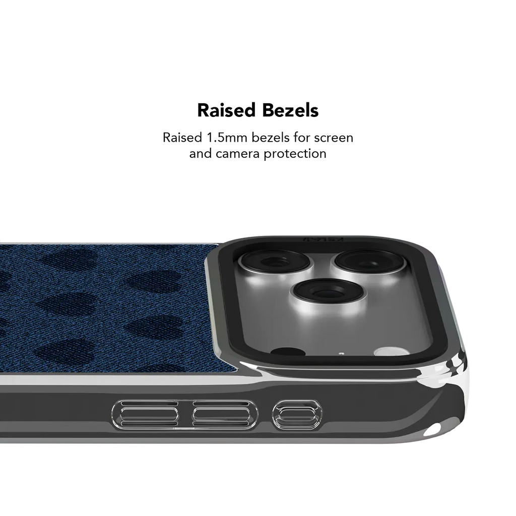 Indigo Crush | Denim Heart Y2K iPhone Case