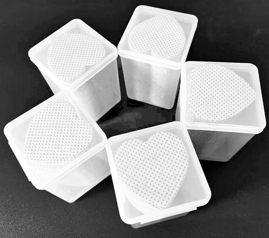 1000PC Heart-Shaped Lint-Free Nail Wipes for Nail Professionals