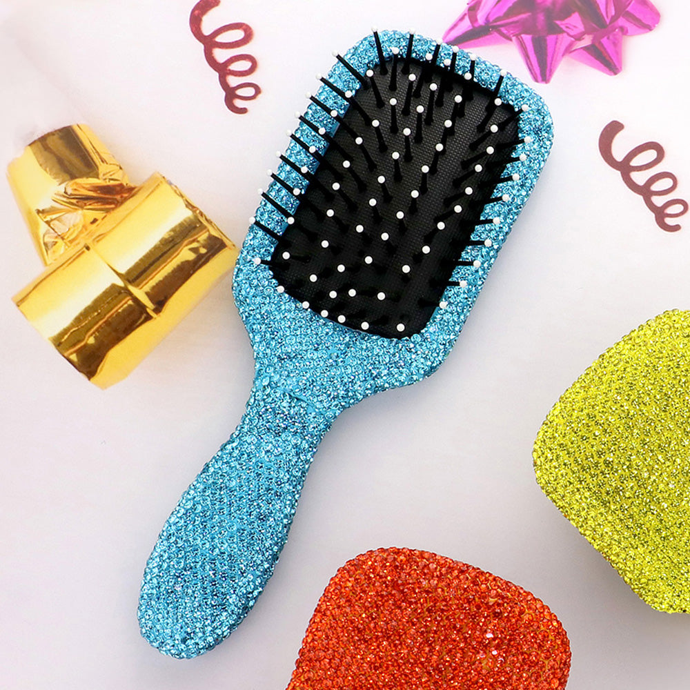 Rhinestone Pave Hair Brush