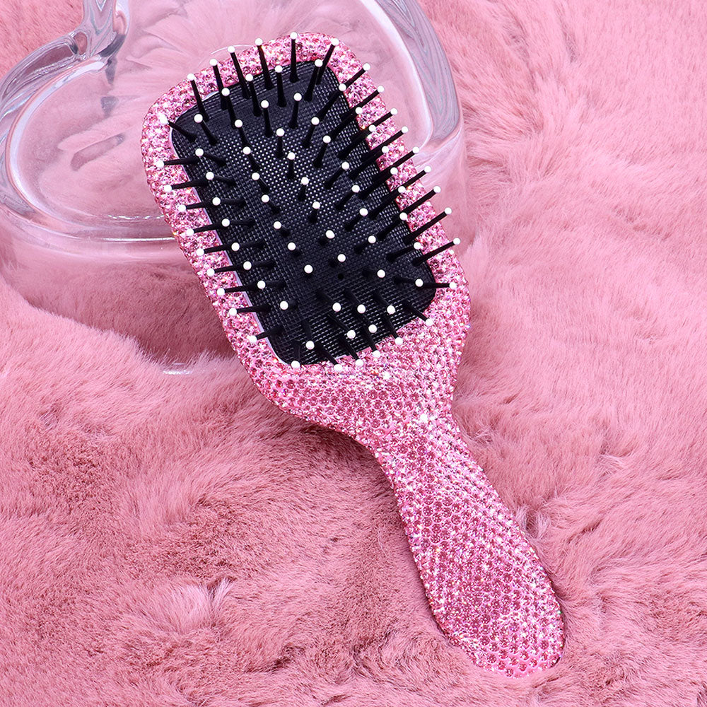Rhinestone Pave Hair Brush