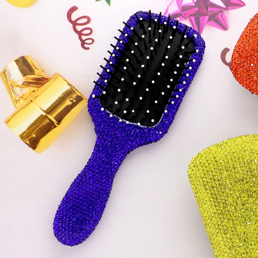 Rhinestone Pave Hair Brush